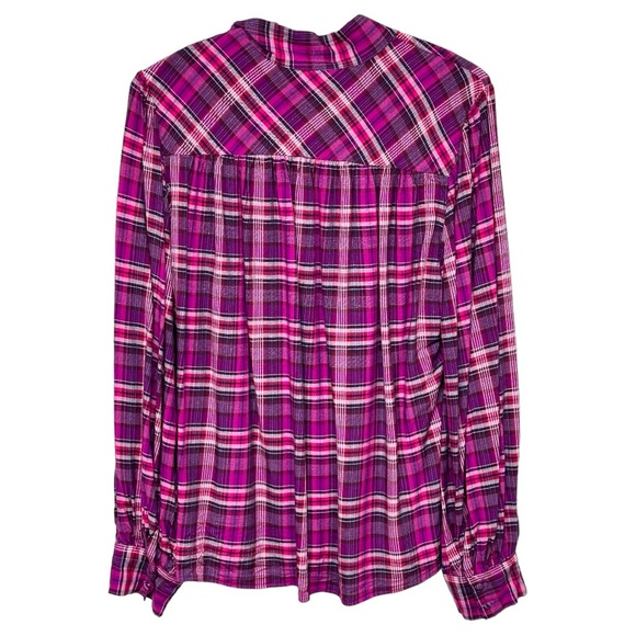 275 - RW & CO Blouse - 100% Viscose - Ties & Buttons - Picture 10 of 16